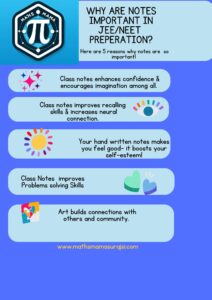 importance-of-notes-in- jee-neet-preperation